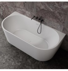 ABBER ванна из искусственного камня цвет: белый матовый 170x80x55 I AS9652