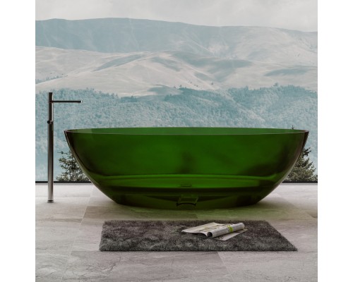 ABBER прозрачная ванна из полиэфирной смолы цвет зеленый 180х85х52 I AT9702Emerald ABBER прозрачная ванна из полиэфирной смолы цвет зеленый 180х85х52 I AT9702Emerald