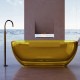 ABBER прозрачная ванна из полиэфирной смолы цвет желтый 170x75x55 I AT9703Amber
