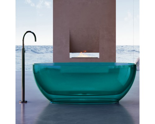 ABBER прозрачная ванна из полиэфирной смолы цвет бирюзовый 170x75x55 I AT9703Aquamarin ABBER прозрачная ванна из полиэфирной смолы цвет бирюзовый 170x75x55 I AT9703Aquamarin