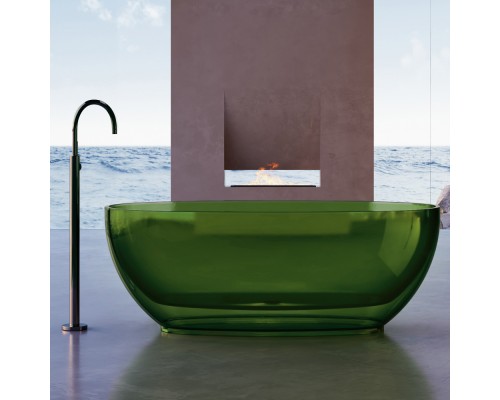 ABBER прозрачная ванна из полиэфирной смолы цвет зеленый 170x75x55 I AT9703Emerald ABBER прозрачная ванна из полиэфирной смолы цвет зеленый 170x75x55 I AT9703Emerald
