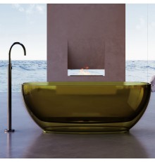 ABBER прозрачная ванна из полиэфирной смолы цвет оливковый 170x75x55 I AT9703Vesuvian