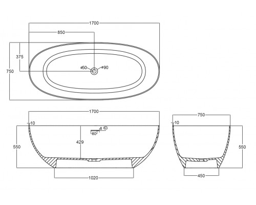 ABBER прозрачная ванна из полиэфирной смолы цвет оливковый 170x75x55 I AT9703Vesuvian ABBER прозрачная ванна из полиэфирной смолы цвет оливковый 170x75x55 I AT9703Vesuvian