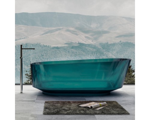 ABBER прозрачная ванна из полиэфирной смолы цвет бирюзовый 170x80x58 I AT9706Aquamarin ABBER прозрачная ванна из полиэфирной смолы цвет бирюзовый 170x80x58 I AT9706Aquamarin