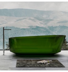 ABBER прозрачная ванна из полиэфирной смолы цвет зеленый 170x80x58 I AT9706Emerald