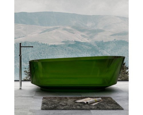 ABBER прозрачная ванна из полиэфирной смолы цвет зеленый 170x80x58 I AT9706Emerald ABBER прозрачная ванна из полиэфирной смолы цвет зеленый 170x80x58 I AT9706Emerald