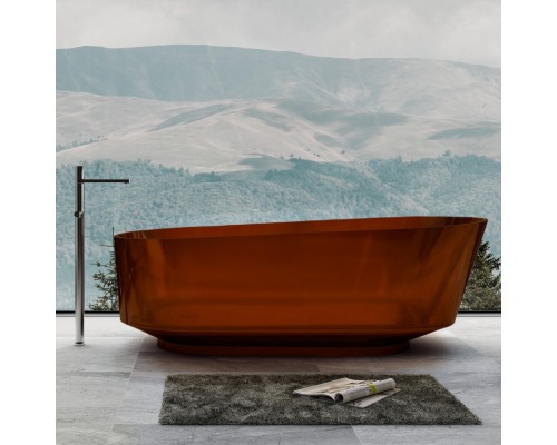 ABBER прозрачная ванна из полиэфирной смолы цвет коричневый 170x80x58 I AT9706Opal ABBER прозрачная ванна из полиэфирной смолы цвет коричневый 170x80x58 I AT9706Opal