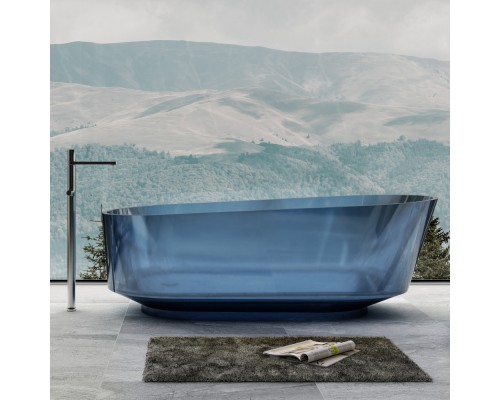 ABBER прозрачная ванна из полиэфирной смолы цвет синий 170x80x58 I AT9706Saphir ABBER прозрачная ванна из полиэфирной смолы цвет синий 170x80x58 I AT9706Saphir