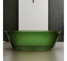 ABBER прозрачная ванна из полиэфирной смолы цвет зеленый 170x75x55 I AT9707Emerald
