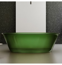 ABBER прозрачная ванна из полиэфирной смолы цвет зеленый 170x75x55 I AT9707Emerald