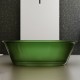 ABBER прозрачная ванна из полиэфирной смолы цвет зеленый 170x75x55 I AT9707Emerald