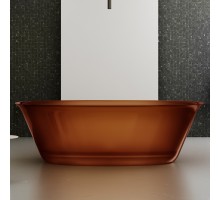 ABBER прозрачная ванна из полиэфирной смолы цвет коричневый 170x75x55 I AT9707Opal