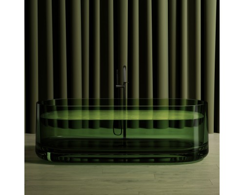 ABBER прозрачная ванна из полиэфирной смолы цвет зеленый 170x75x55 I AT9708Emerald ABBER прозрачная ванна из полиэфирной смолы цвет зеленый 170x75x55 I AT9708Emerald