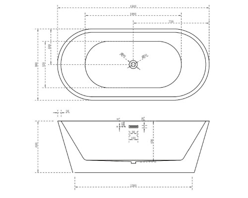 ABBER акриловая ванна слив-перелив стальной каркас 150x80x60 I AB9203-1.5 ABBER акриловая ванна слив-перелив стальной каркас 150x80x60 I AB9203-1.5