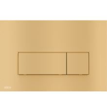Кнопка и панель смыва, AlcaPlast ALCA матовое золото M57-G-M