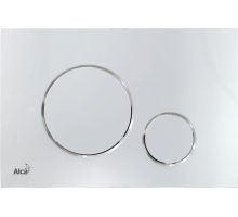 Кнопка и панель смыва, AlcaPlast ALCA хром I глянец M671