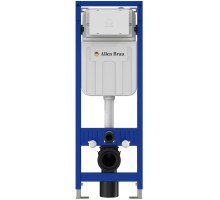 9.11102.20 PNEUMATIC SLIM Инстал. для подв. унитаза, патрубки,б/кнопки смыва 1117х138х380мм (325594)