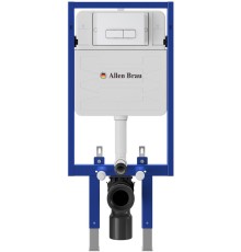 9.11103.20 PNEUMATIC PRO 2.0 Инстал.для подв.унитаза,патрубки, б/кнопки смыва 1100х95х500мм (325595)