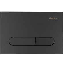 Кнопка смыва ALLEN BRAU PROJECT COLOR abs-пластик, 230x156 мм, чёрный матовый 9.2PR01.31