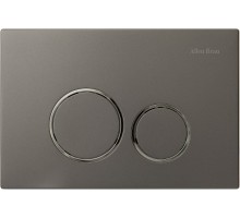 9.20001.GR PRIORITY Кнопка смыва пневмо, abs графит /хром (333391)