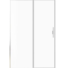 Душевая дверь Allen Brau Priority 140, 140 х 200 см, стекло прозрачное, профиль брашированный алюминий, 3.31011.BA