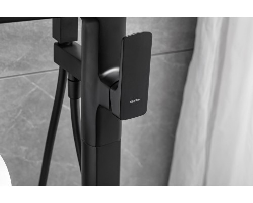 Смеситель для ванны с душем Allen Brau Infinity 5.21009-31 черный матовый (с внутренней частью)
