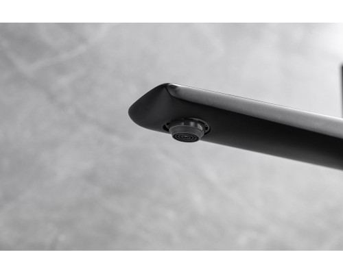 Смеситель для ванны с душем Allen Brau Infinity 5.21009-31 черный матовый (с внутренней частью)