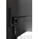 Смеситель для ванны с душем Allen Brau Infinity 5.21009-31 черный матовый (с внутренней частью)