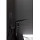 Смеситель для ванны с душем Allen Brau Infinity 5.21009-31 черный матовый (с внутренней частью)