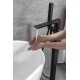 Смеситель для ванны с душем Allen Brau Infinity 5.21009-31 черный матовый (с внутренней частью)