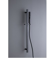 Душевой гарнитур Allen Brau Infinity 80 см черный латунь шланг 150 см