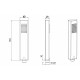 Душевая лейка Allen Brau Infinity 40x19.4 хром латунь