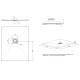 Душевой поддон Allen Brau Priority 100x80 8.31003-21 белый камень