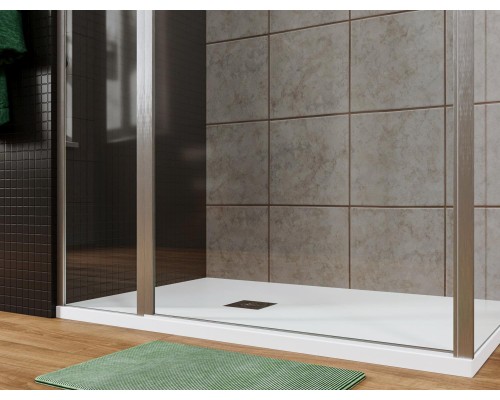 Душевой уголок Allen Brau Priority 90x100 3.31001.00 + 3.31019.00 хром