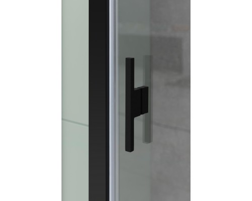 Душевой уголок Allen Brau Priority 90x100 3.31003.BBA + 3.31021.BBA черный браш