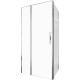 Душевой уголок Allen Brau Priority 100x80 3.31004.00 + 3.31013.00 хром