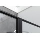 Душевой уголок Allen Brau Priority 100x80 3.31006.BBA + 3.31015.BBA черный браш