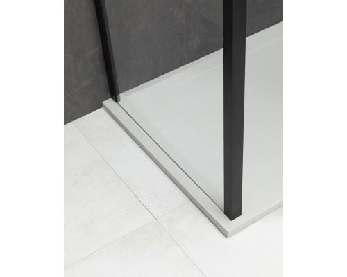 Душевой уголок Allen Brau Priority 100x90 3.31006.BBA + 3.31018.BBA черный браш