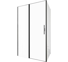 Душевой уголок Allen Brau Priority 120x100 черный браш, стекло 6 мм