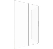 Душевой уголок Allen Brau Priority 140x80 серебро браш, стекло 6 мм
