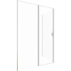 Душевой уголок Allen Brau Priority 140x80 3.31011.BA + 3.31014.BA серебро браш