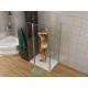 Душевой уголок Allen Brau Priority 140x90 3.31010.00 + 3.31016.00 хром