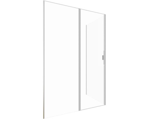 Душевой уголок Allen Brau Priority 140x100 3.31011.BA + 3.31020.BA серебро браш