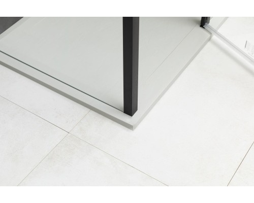 Душевой уголок Allen Brau Priority 140x100 3.31012.BBA + 3.31021.BBA черный браш