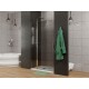 Душевая дверь Allen Brau Priority 280669 140x200 стекла тонированные, профиль хром