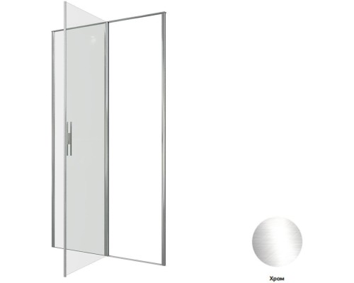 Душевая дверь Allen Brau Priority, 3.31031.00, 120 см, стекло прозрачное, профиль хром