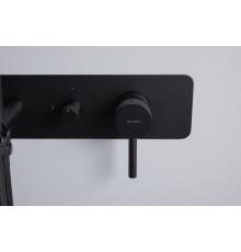 Смеситель для ванны Allen Brau Priority 5.31A05-31 (с внутренней частью) черный матовый