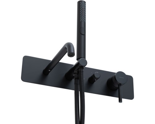 Смеситель для ванны Allen Brau Priority 5.31A05-31 (с внутренней частью) черный матовый