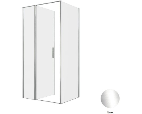 Душевой уголок Allen Brau Priority 100x80 3.31028.00 + 3.31040.00 хром