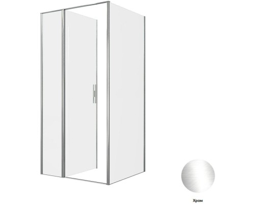 Душевой уголок Allen Brau Priority 100x90 3.31028.00 + 3.31043.00 хром